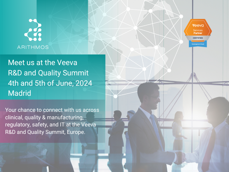 Arithmos attends the Veeva R&D and Quality Summit 2024